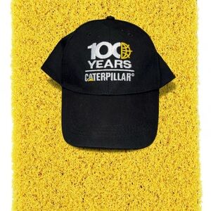 Caterpillar Black and Yellow Anniversary Cap